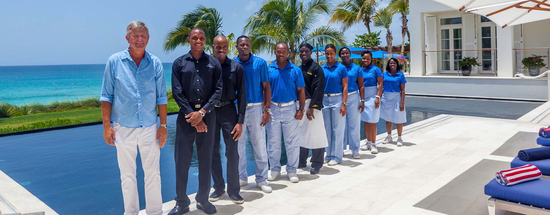 Cerulean Villa. private service team